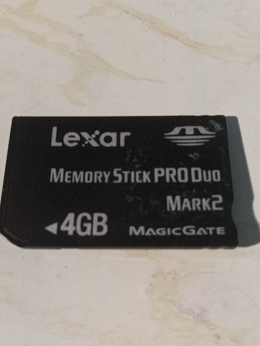 PSP Lexar 4GB Memory Pro Duo Card Memory Stick Mark 2